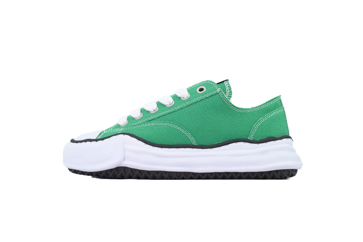 Maison Mihara Yasuhiro Peterson OG Sole Canvas Low Green NO.726 A01FW702