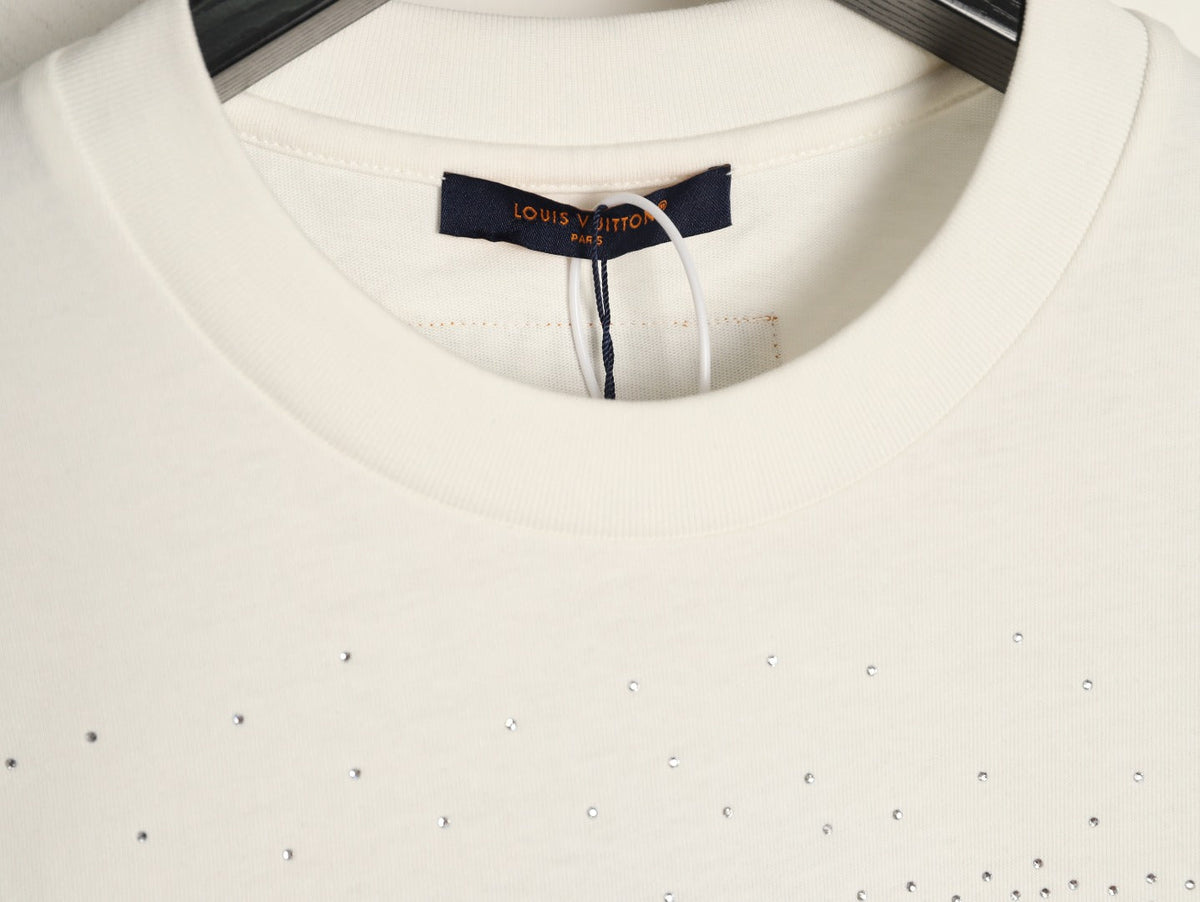 Louis Vuitton Script Lettering Graphic T-Shirt - Off-White